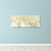 Toile Une carte générale du monde ou du globe terrestre (Insitu (Plancher de Bois))