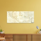 Toile Une Carte Précise De La Section Sud De L'Amérique (Insitu(Salon))