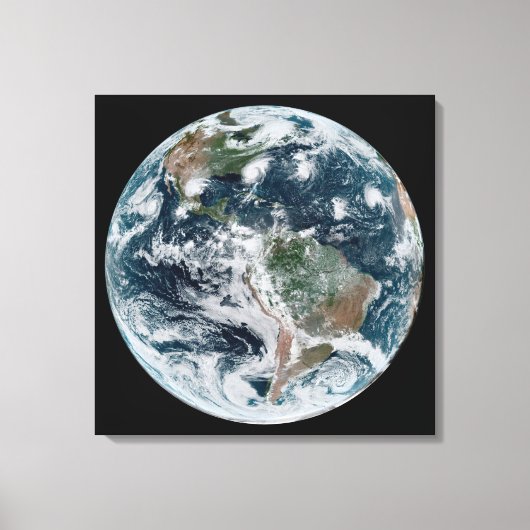 Toile Une Chaîne Perdue De Cyclones Tropicaux (Recto)