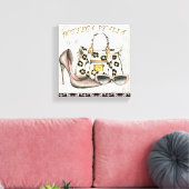 Toile Une chaussure, un sac et une paire de lunettes (Insitu(Salon))