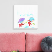 Toile Une chose deux choses heureuses (Insitu(Salon))