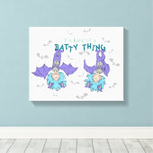 Toile Une chose Deux sortes de chose Batty (Insitu (Plancher de Bois))