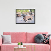 Toile Une collection de canons (Insitu(Salon))
