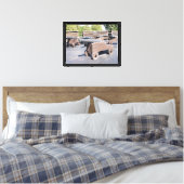 Toile Une collection de canons (Insitu(Chambre))