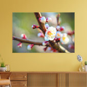 Toile Une composition florale de fleurs d'abricotier jap (Insitu(Salon))