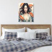 Toile Une conversation entre deux coins (Insitu(Chambre))