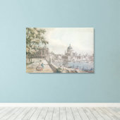 Toile Une copie d'une partie du dessin de Canaletto, de  (Insitu (Plancher de Bois))
