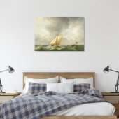 Toile Une coupe dans une brise forte (huile sur cuivre) (Insitu(Chambre))