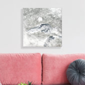 Toile Une couverture de glace relativement rare (Insitu(Salon))