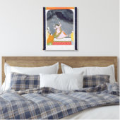 Toile Une dame en balançoire, Kangra, Punjab hills c.179 (Insitu(Chambre))