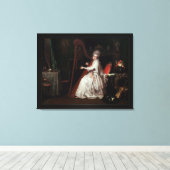 Toile Une dame jouant sur la harpe par Richard Cosway (Insitu (Plancher de Bois))