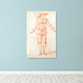 Toile Une danseuse de l'Opéra de Paris (Insitu (Plancher de Bois))