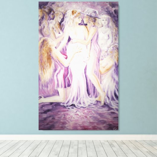 Toile Une diva lesbienne (Insitu (Plancher de Bois))