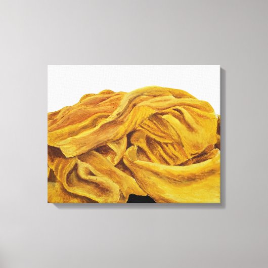 Toile Une écharpe jaune (Recto)