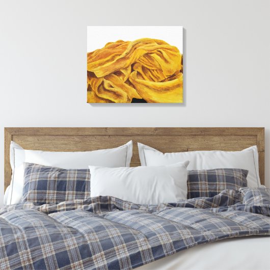 Toile Une écharpe jaune (Insitu(Chambre))