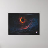 Toile Une éclipse solaire époustouflante Art AI par Xzen (Recto)