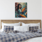 Toile Une émeute silencieuse de jaune (Insitu(Chambre))