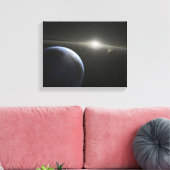 Toile Une énorme ceinture d'astéroïdes en orbite autour  (Insitu(Salon))