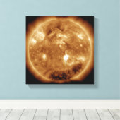 Toile Une énorme éruption solaire de classe X survient s (Insitu (Plancher de Bois))