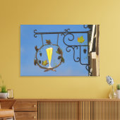 Toile Une enseigne en fer forgé qui illustre le thème (Insitu(Salon))