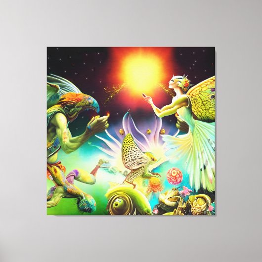 Toile Une époque de peinture à l'huile repensée (Recto)