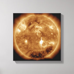 Toile Une éruption chromosphérique de X-class massif