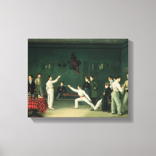 Toile Une escrime, 1827 (Recto)