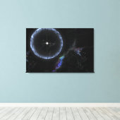 Toile Une étoile de neutron SGR 1806-20 (Insitu (Plancher de Bois))