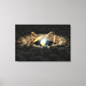 Toile Une Étoile Entourée D'Un Disque Protoplanétaire (Recto)