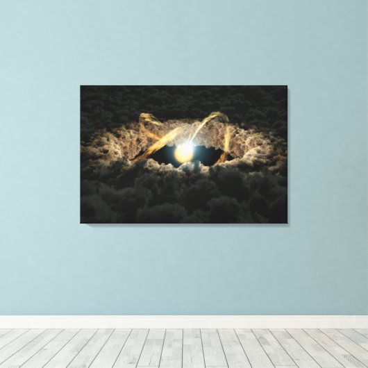 Toile Une Étoile Entourée D'Un Disque Protoplanétaire (Insitu (Plancher de Bois))