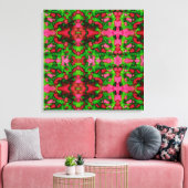 Toile Une étude en rose et vert (Insitu(Salon))