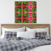 Toile Une étude en rose et vert (Insitu(Chambre))