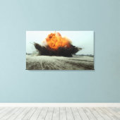 Toile Une explosion éclate (Insitu (Plancher de Bois))