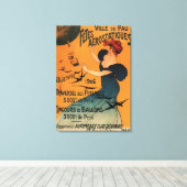 Toile Une Femme À Tête Rouge Attend L'Affiche Des Oiseau (Insitu (Plancher de Bois))