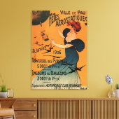 Toile Une Femme À Tête Rouge Attend L'Affiche Des Oiseau (Insitu(Salon))