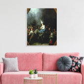 Toile Une femme damnée par l'Inquisition (Insitu(Salon))