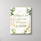 Toile Une femme en prière (crème) (Recto)