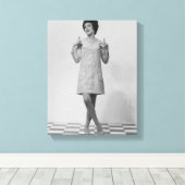 Toile Une femme en train de (Insitu (Plancher de Bois))