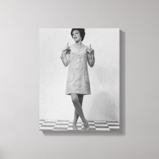 Toile Une femme en train de (Recto)