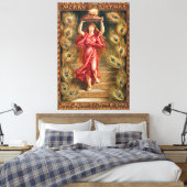 Toile Une Femme Portant Une Lampe (Insitu(Chambre))