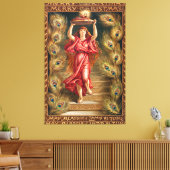 Toile Une Femme Portant Une Lampe (Insitu(Salon))