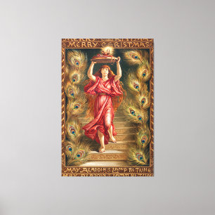 Toile Une Femme Portant Une Lampe