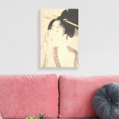 Toile Une femme se détend après son bain (Insitu(Salon))