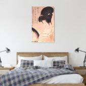 Toile Une femme se maquiller (Insitu(Chambre))