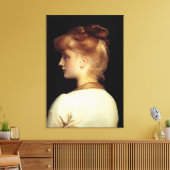 Toile Une fille par Lord Frederic Leighton (Insitu(Salon))