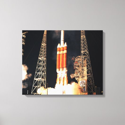 Toile Une fusée Delta IV Lourde se lève (Recto)