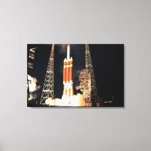 Toile Une fusée lourde du delta IV enlève