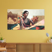 Toile Une fusion de tradition et de modernité (Insitu(Salon))