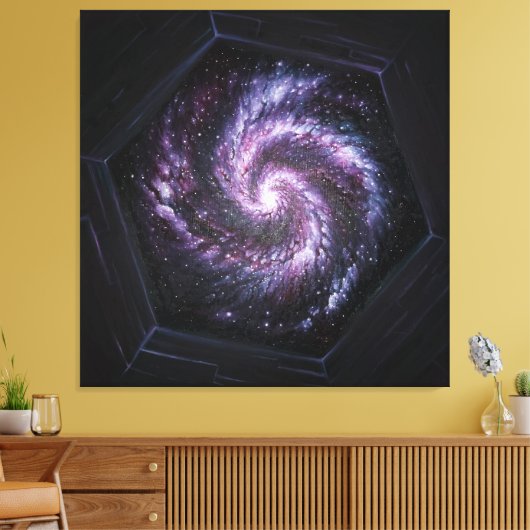Toile Une galaxie vue par le télescope spatial James web (Insitu(Salon))
