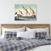 Toile Une galère à trois mâts en cours de navigation, av (Insitu(Chambre))